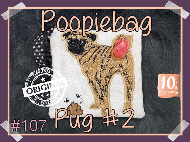 Poopie Bag 107 Pug 2