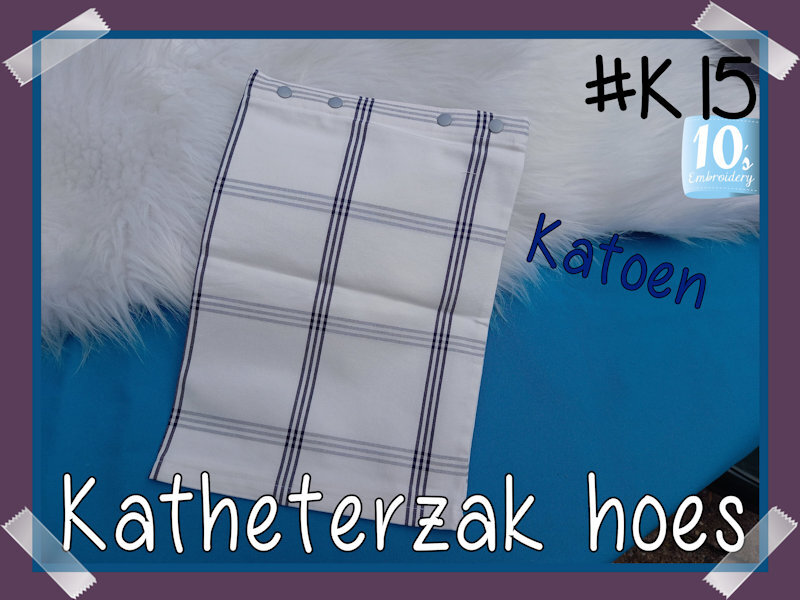 Katoenen Katheter Zak Hoezen Kant en klaar product #K15