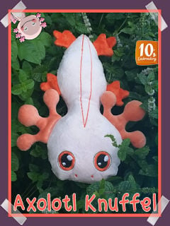 Axolotl Knuffel !! ALLEEN IN OPDRACHT !!