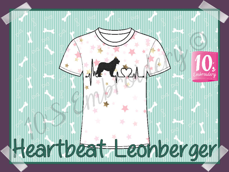 Pattern Heartbeat Leonberger