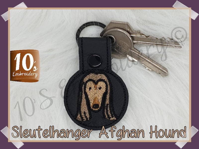 Doggie Keychain Afghan Hound