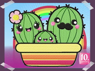 Pattern Cactus Family