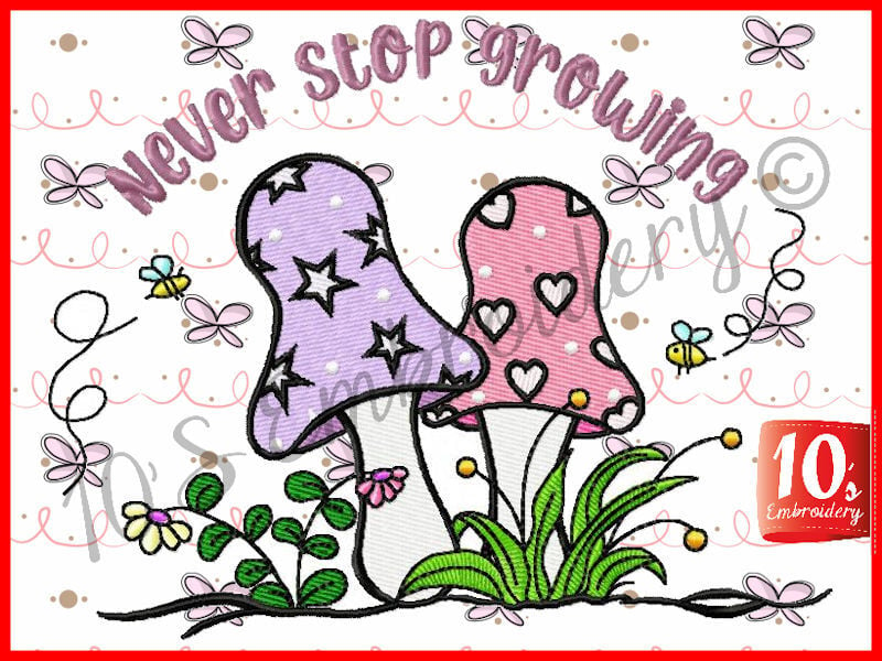 Pattern Amanita-Never Stop Growing