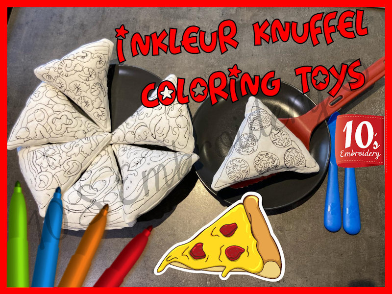 Project Inkleur Knuf Pizza