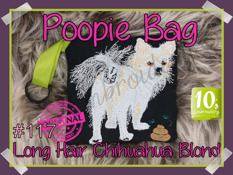 Poopie Bag 117 Chihuahua Long Hair Light
