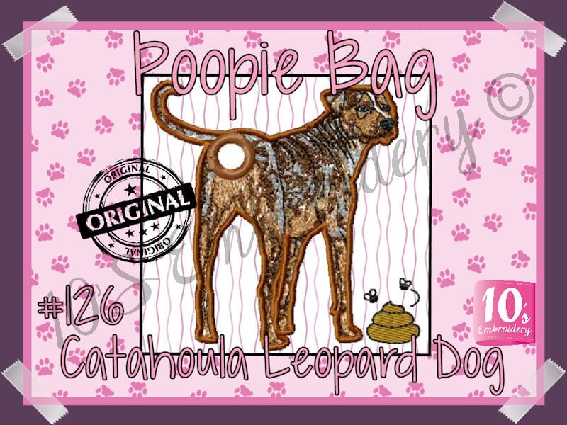 Poopie bag 126 Louisiana Catahoula Leopard Dog