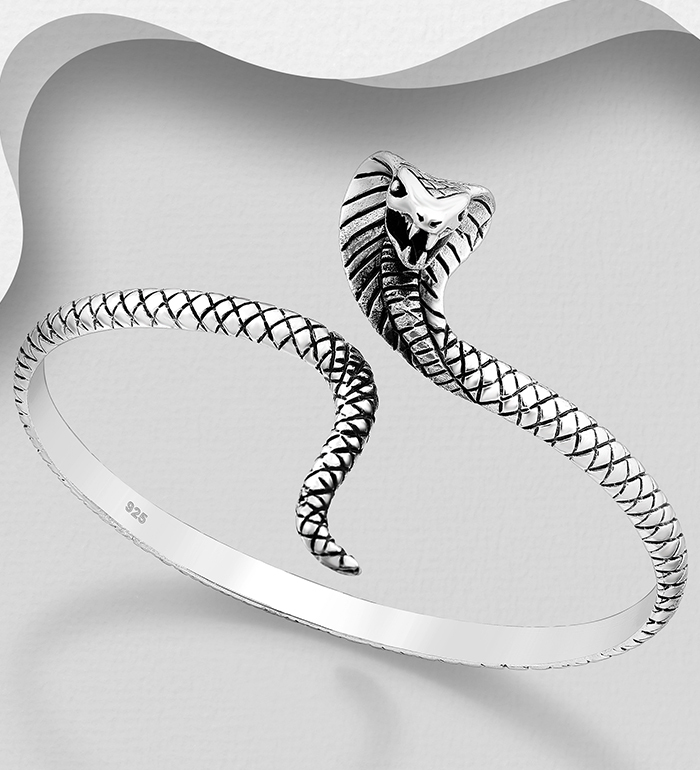 Zilveren armband " Cobra "