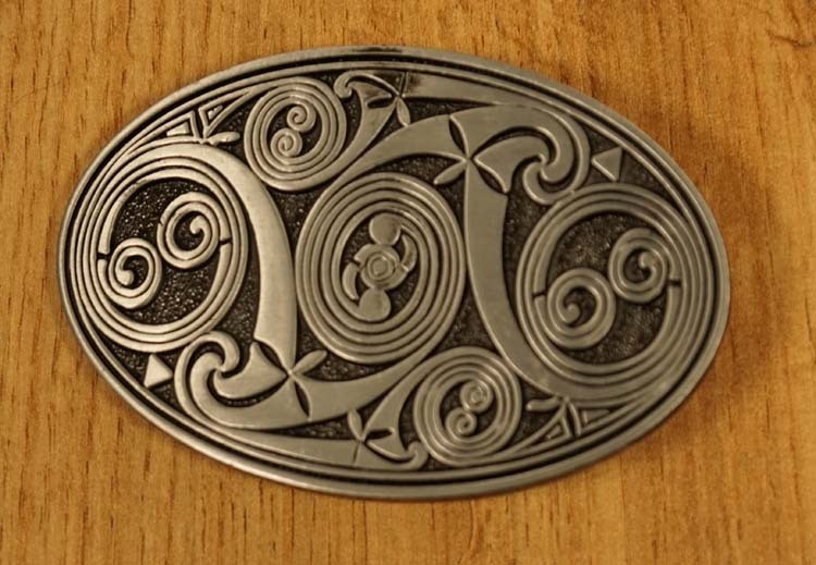 Buckle / gesp " Keltische design " nikkelkleurig