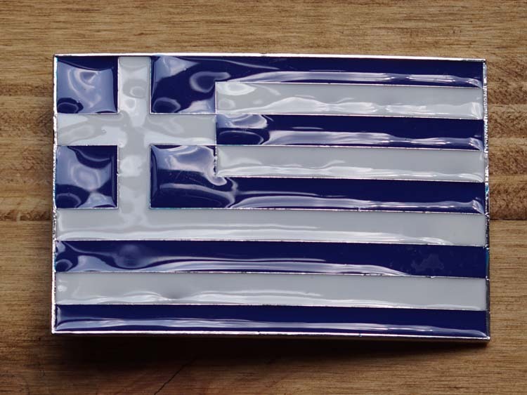 Buckle / gesp " Vlag Griekenland "