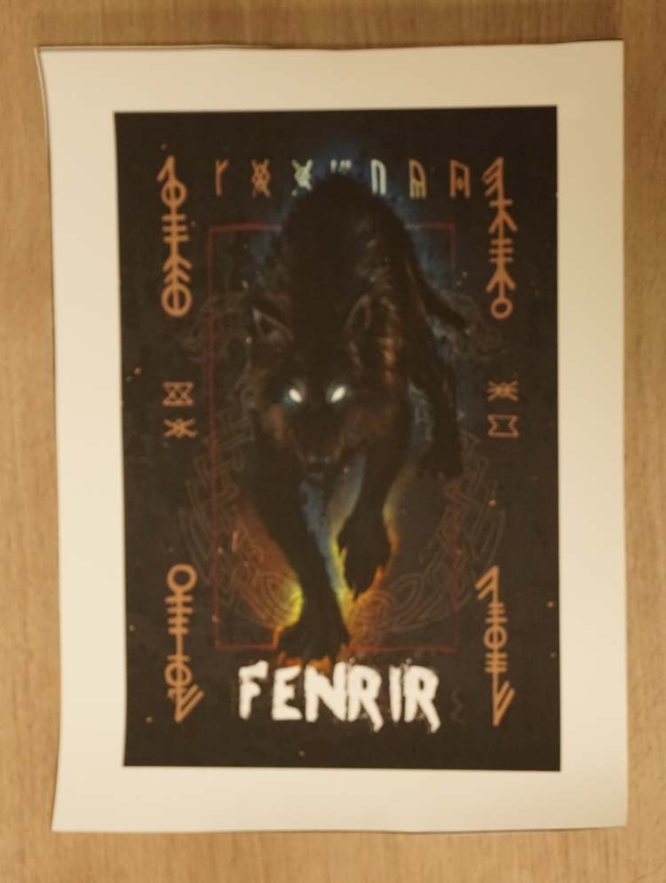 Canvas poster " Fenrir "
