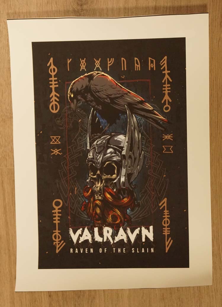 Canvas poster " Valravn "