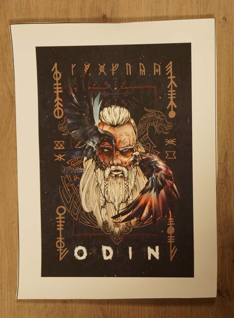 Canvas poster " Odin "