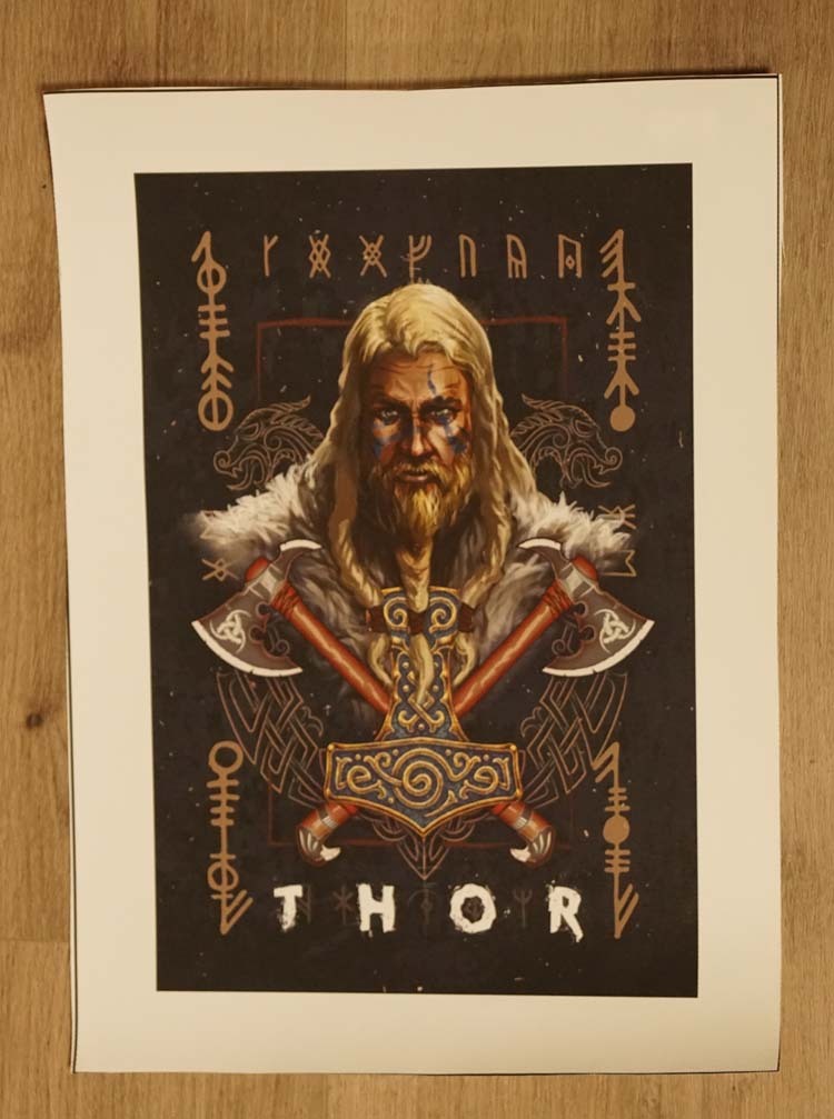Canvas poster " Thor "