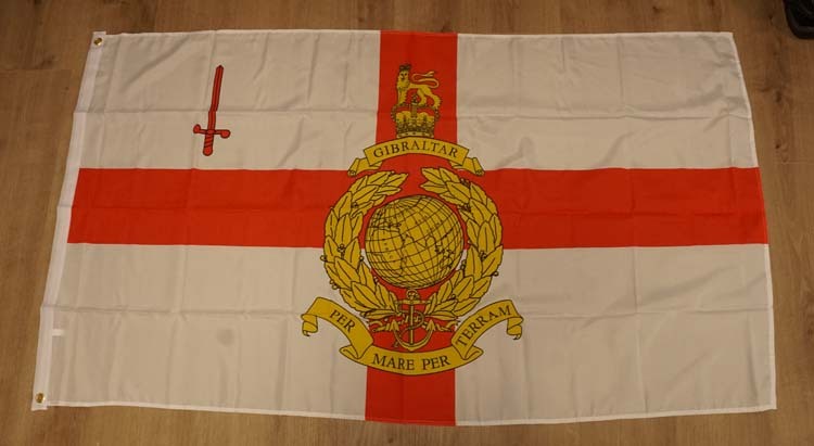 Vlag " Royal Marines Reserve London "