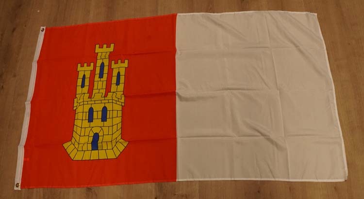 Vlag " Castilië-La Mancha " Spanje
