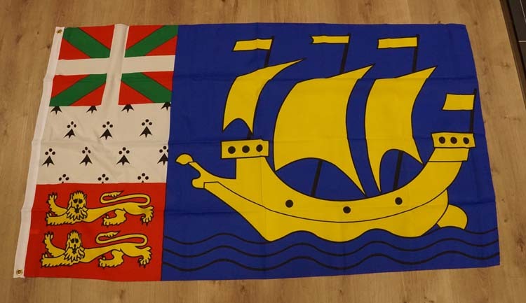 Vlag " Saint-Pierre en Miquelon " Frans