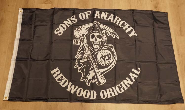 Vlag " Sons of anarchy "