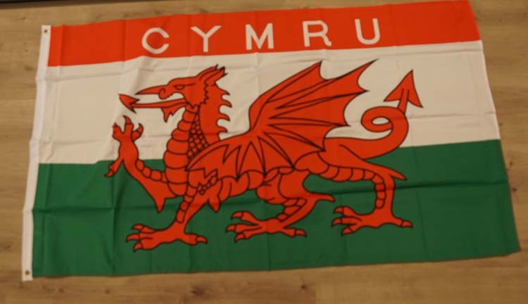 Wales vlag " Cymru rode draak "