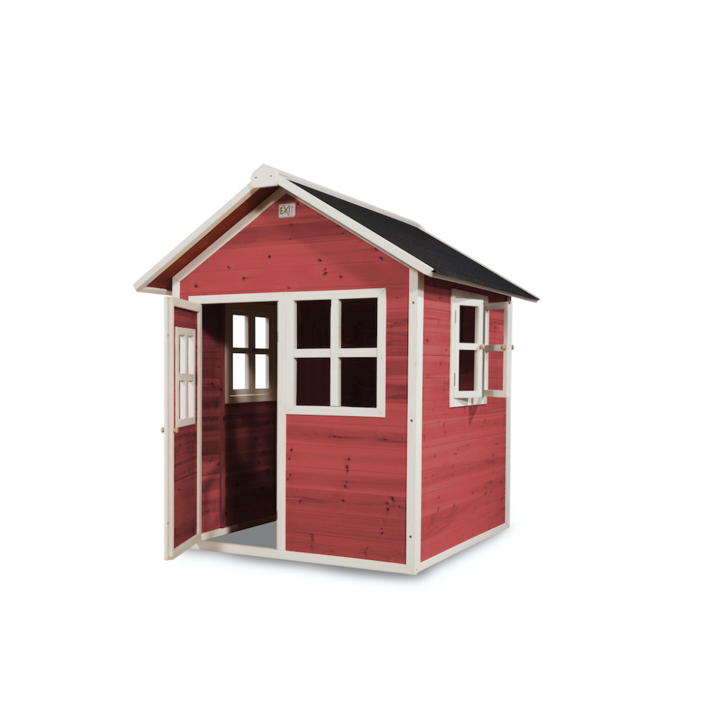 EXIT Loft 100 houten speelhuis - rood