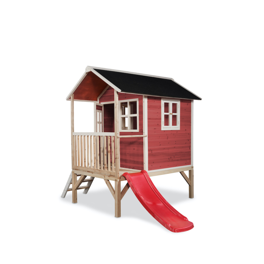 EXIT Loft 300 houten speelhuis - rood