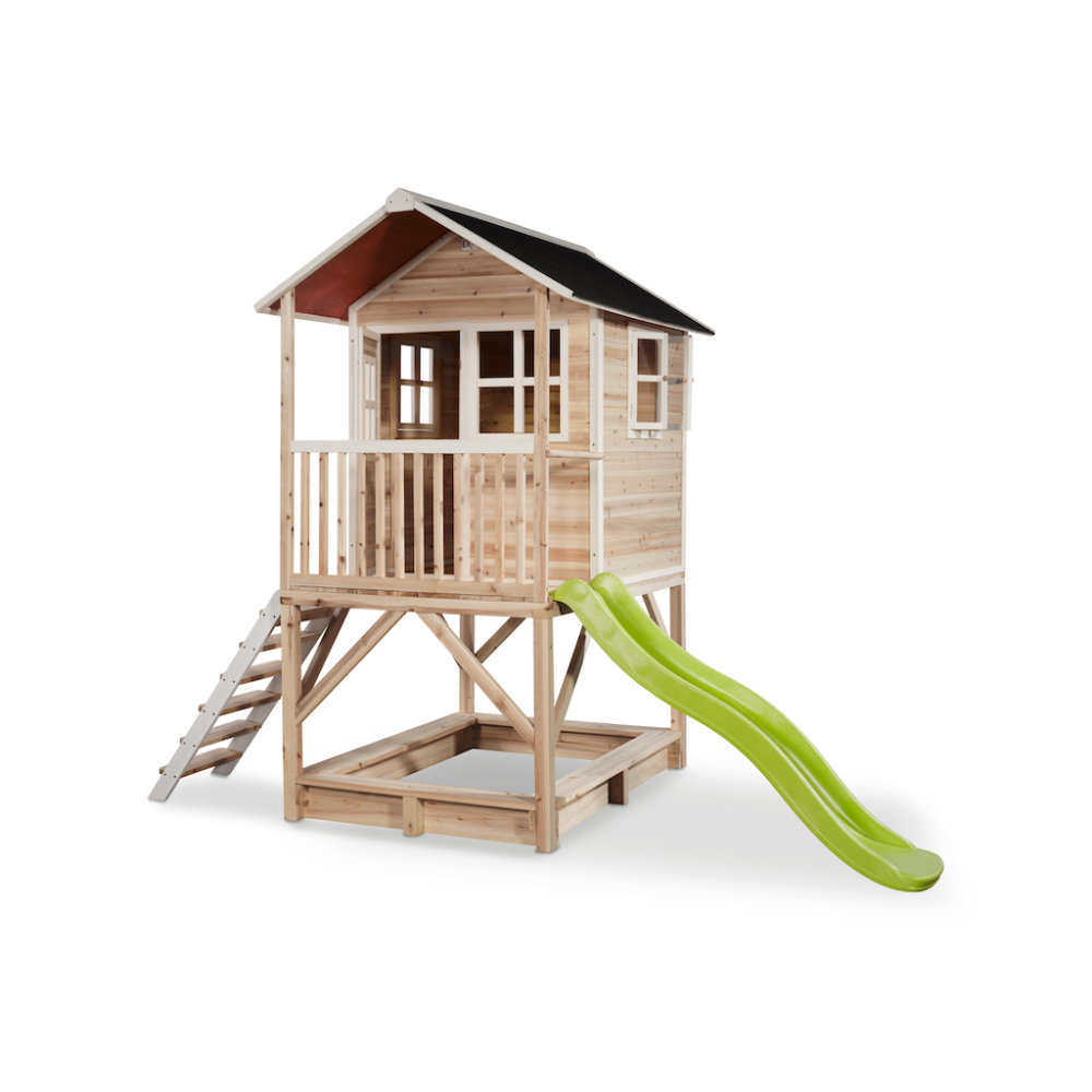 EXIT Loft 500 houten speelhuis - naturel