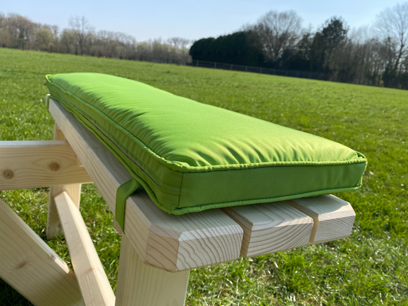 Picknicktafel kussen groen 57cm