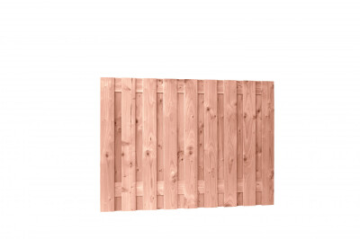 Plankenscherm | Douglas | Geschaafd| 19 planken van 16 mm | 180 x 130 cm | Verticaal | Onbehandeld