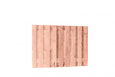 Plankenscherm | Douglas | Fijnbezaagd| 19 planken van 15 mm | 180 x 130 cm | Verticaal| onbehandeld