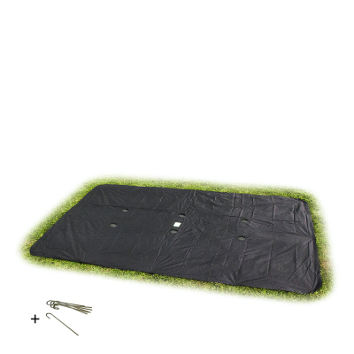 EXIT groundlevel trampoline afdekhoes rechthoekig 275x458cm