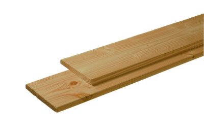 300 cm (2,8 x 19,5) | Geschaafde Plank | Douglas Tuinhout | Behandeld | 1 zijde geschaafd | 1 zijde fijnbezaagd