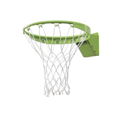 EXIT Galaxy Dunkring + Net basketbalring 45 cm Groen Metaal Binnen/buiten