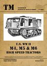 Tankograd 6002: TM US WWII M4, M5 & M6 High speed Tractors (reprint)