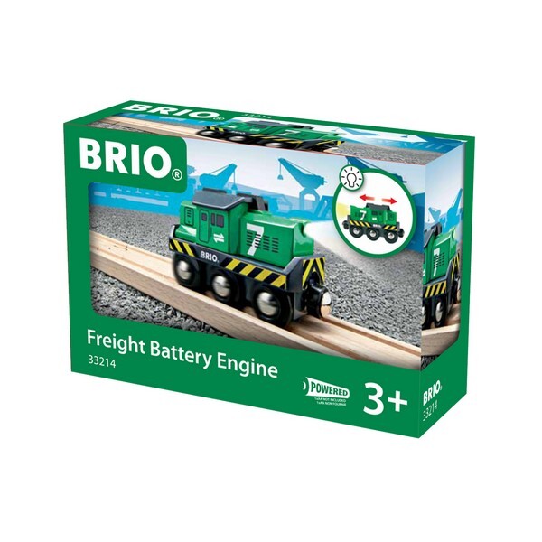 BRIO Locomotief voor goederentrein op batterijen