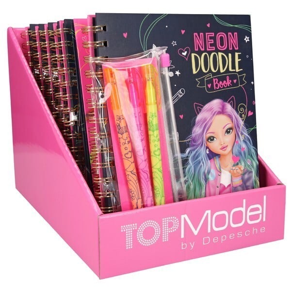 TOPModel Neon Doodle Kleurboek