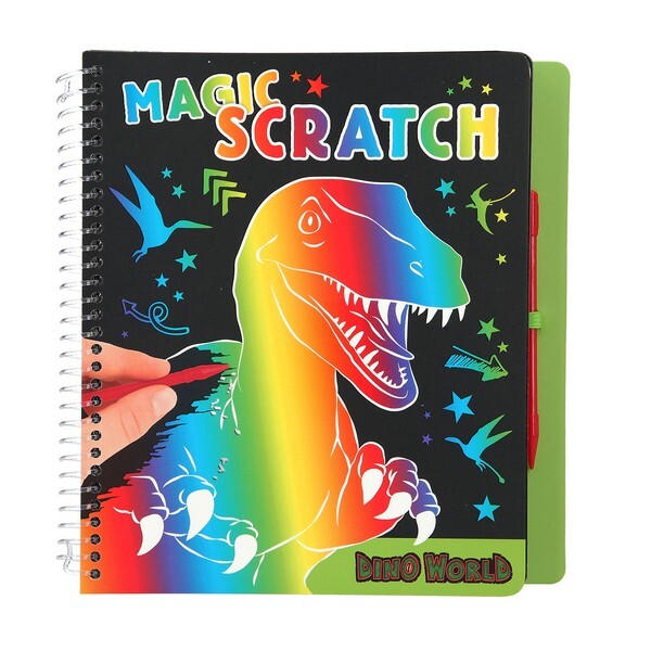 Dino World Magic Scratch Kleurboek