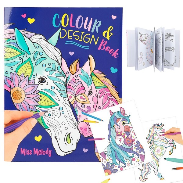 Miss Melody Colour & Design Kleurboek