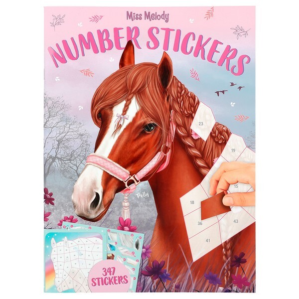 Miss Melody Number Stickers Stickerboek