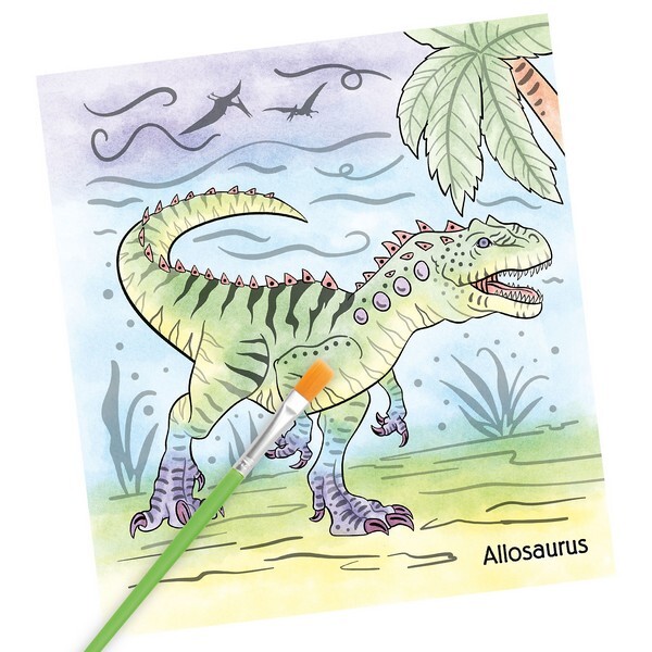 Dino World Magisch Waterverf Kleurboek