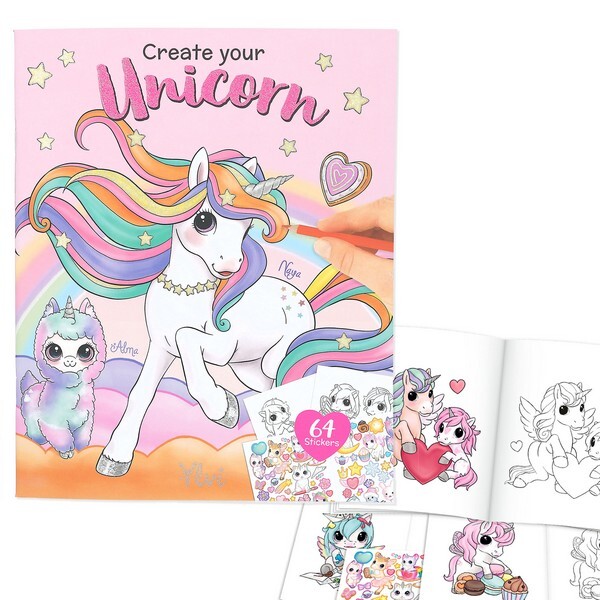 Ylvi Create your Unicorn Kleurboek
