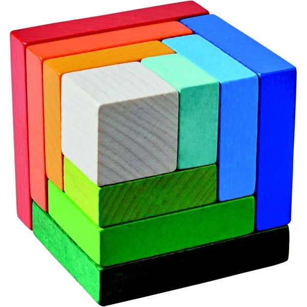 3D Compositiespel Kleurenblok